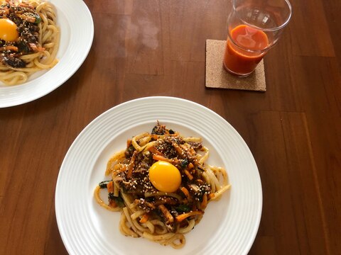 イワシ缶簡単カレーうどん